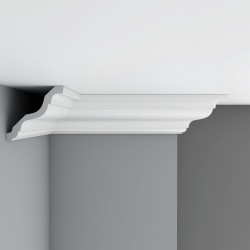 Плинтус потолочный гладкий DECOMASTER 96269 (145х154х2400мм)