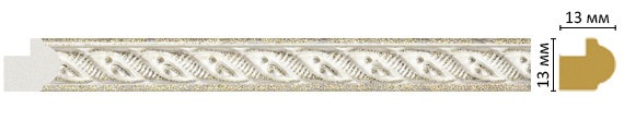 Молдинг DECOMASTER 118-20 (13*13*2400мм)