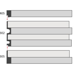 Декоративная панель DECOMASTER D302-1629G ДМ (122*21*2900мм)